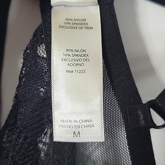 *4 for $10* Jessica Simpson sheer lace and Ruffle Babydoll Black Size M - Picture 9 of 13